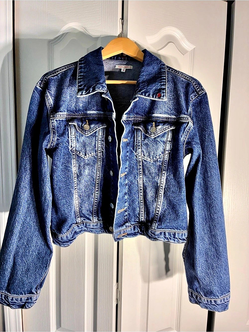 Frances Valentine Taylor Sweetheart Jacket Denim Jacket Blue Medium